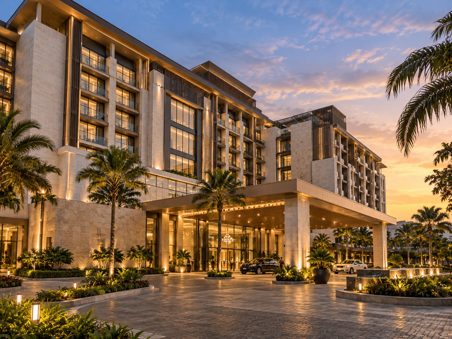Contemporary Five-Star Hotel Exterior